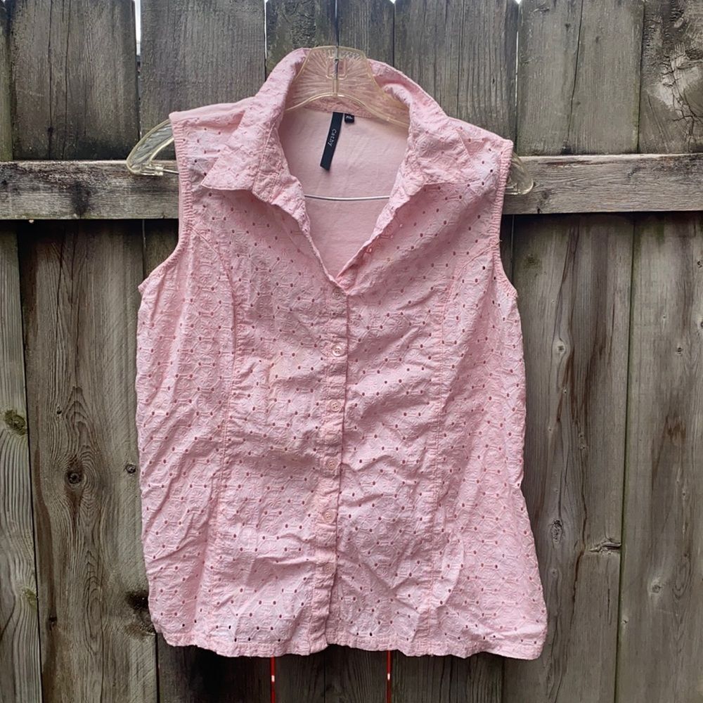 Cathy button down blouse sz. XL